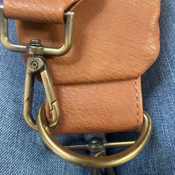 Anthropology Brown small Crossbody Bag with strap - Picture 6 of 11